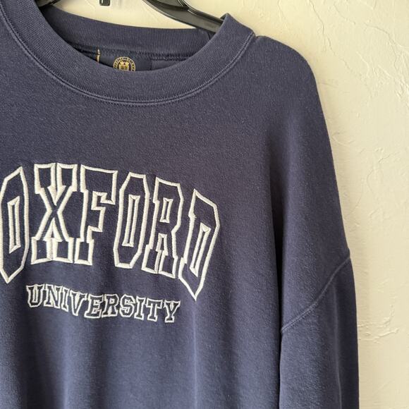 University of Oxford Sweatshirt Mens 2XL Crewneck Pullover Embroidered XXL Sweat - Picture 4 of 9